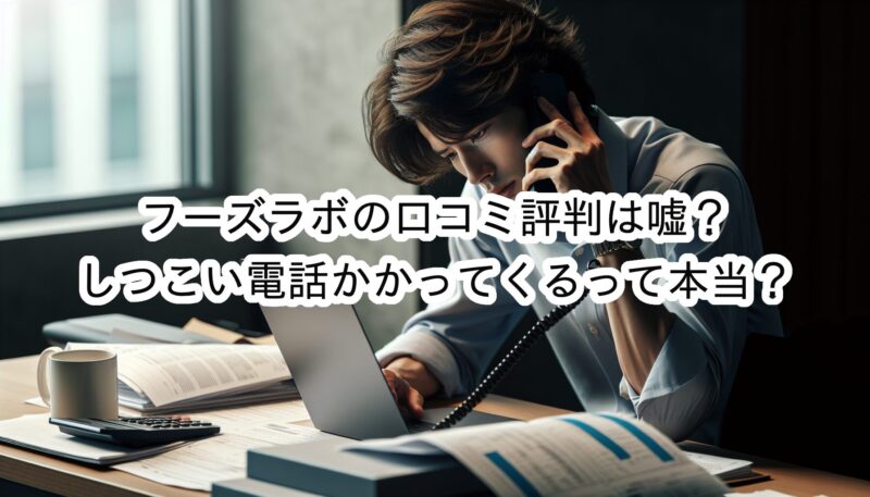 フーズラボの口コミ評判は嘘？しつこい電話かかってくるって本当？